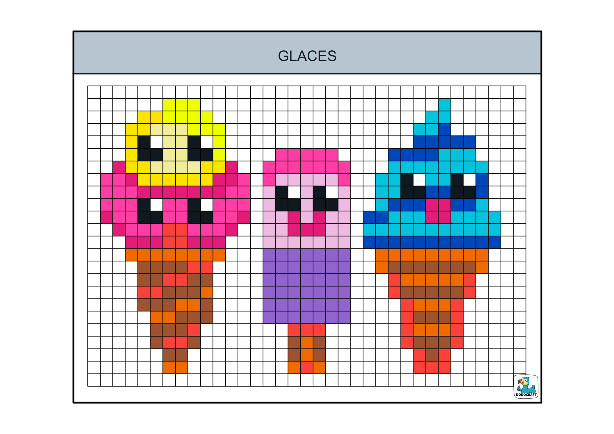Kawaii Glaces Dodocraft - Dodocraft