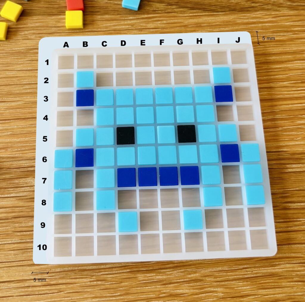 4 grilles avec repères 10x10 - Dodocraft