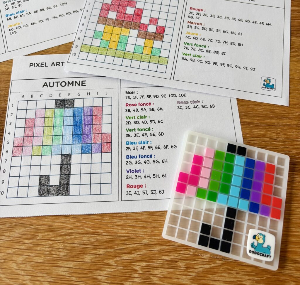 Reproduction pixel art en classe