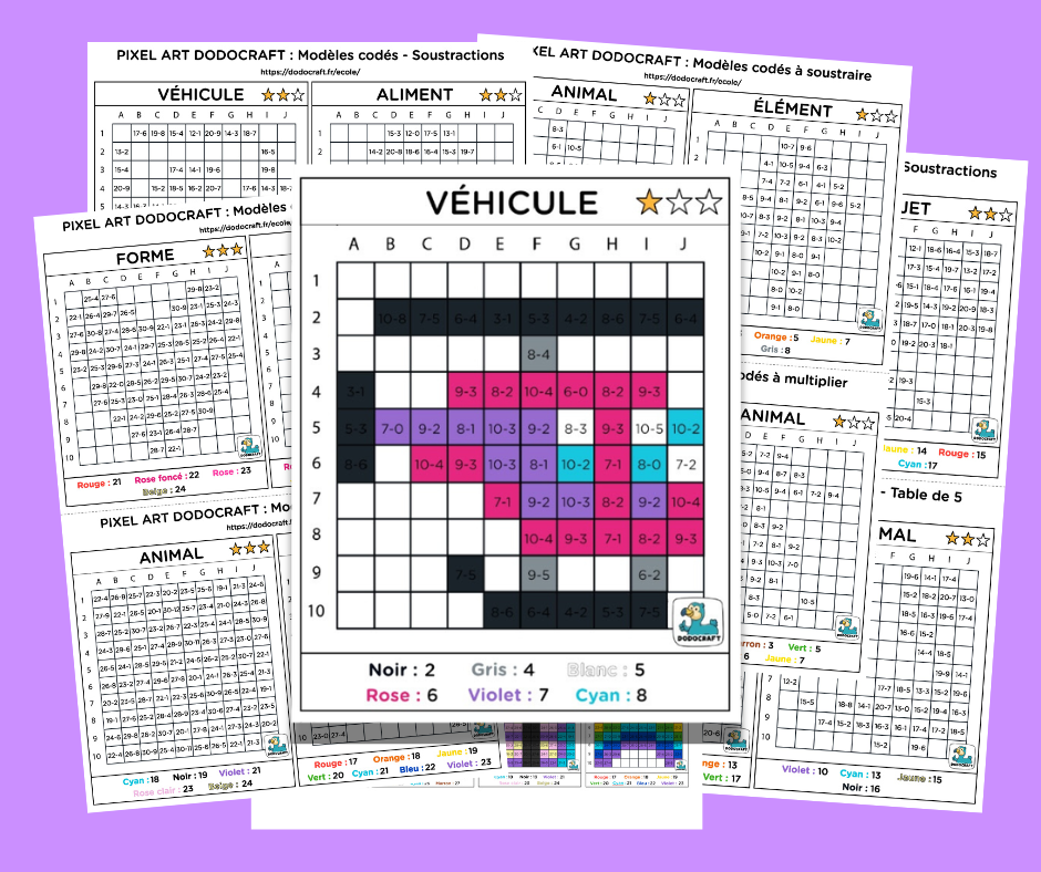Modèles à soustraire